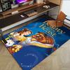 Beauty Beast Romance Carpet For Playroom Bedroom Living Room Sofa Home Decorkids Game Area Rug Nonslip Floor Mat