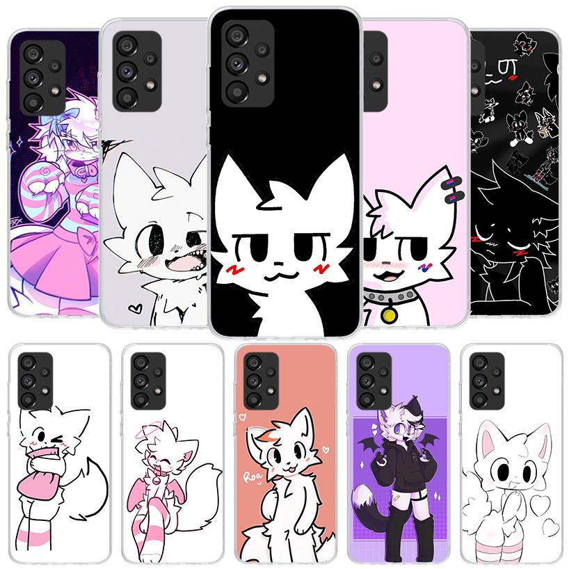 Boykisser Cat Phone Case For Samsung Galaxy A12 A22 A32 A52 A72 A02S Phone Case Note 20 Ultra 10 S10 Plus A51 A71 A50S A20S A10S