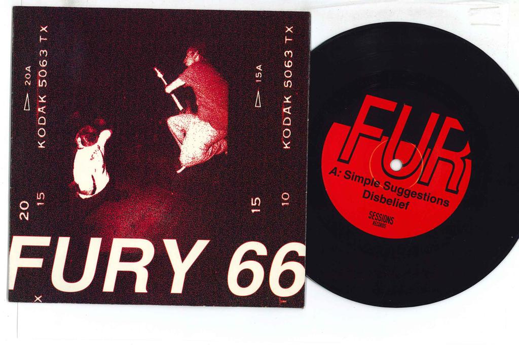 7-дюймовая пластинка FURY 66 - Fury 66 FURY66 SESSIONS 1996 US Rock Б/у