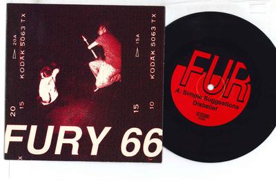7-дюймовая пластинка FURY 66 - Fury 66 FURY66 SESSIONS 1996 US Rock Б/у