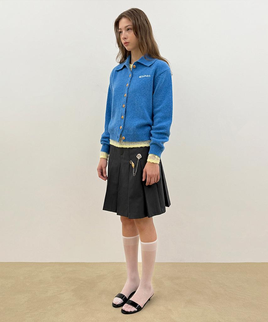 SINOON Sinoon Button Knit Cardigan (Blue)