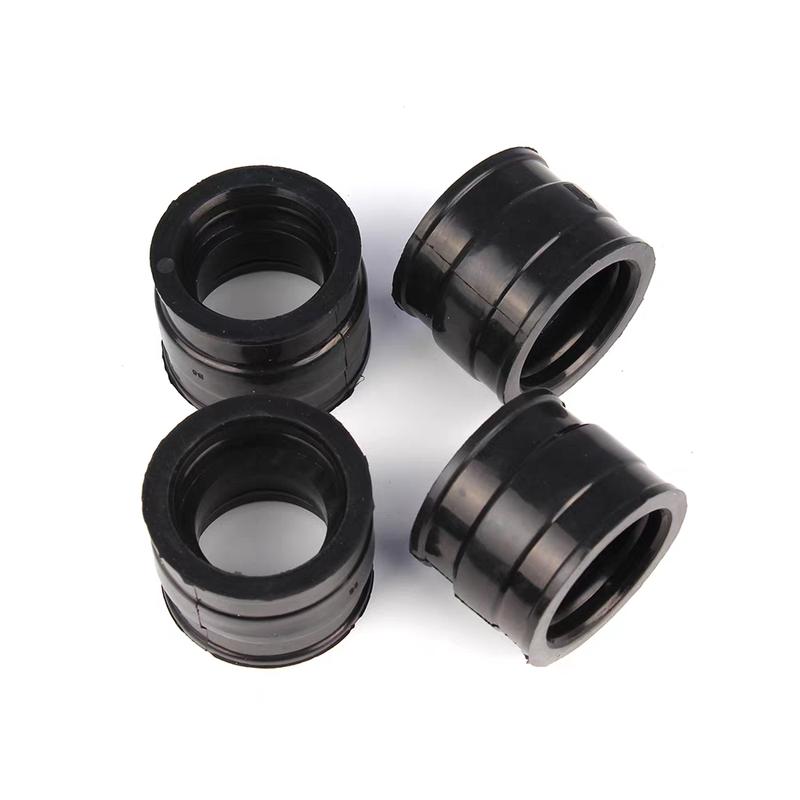 4PCS Carburetor Intake Manifold Boots 16211-460-770 16211 460 770 For Honda CB650 CB650C CB650SC 1979 1980 1981 1982