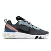 React Element 55 Ocean Cube Мужские кроссовки Синий Черный-Розовый-Кварц-Синий-Hero BQ6166-300