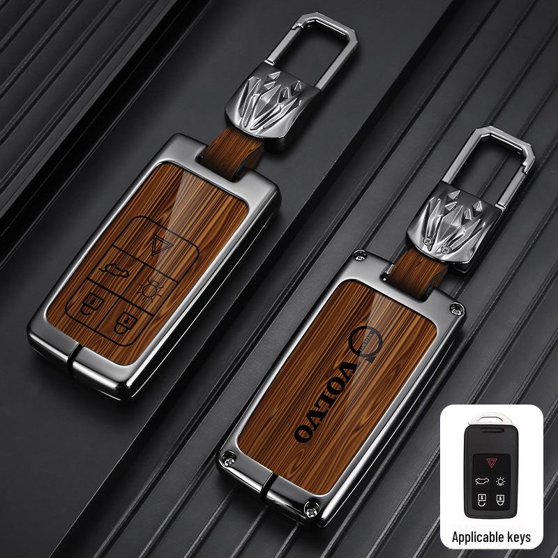 Metal Key Cover for Volvo XC60, XC90, S60, S80L, V60 - Full Shell