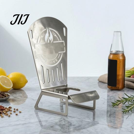 Charcoal Grill Roasting Tool Beer Can Chicken Roaster Rack, Stainless Steel BBQ Thanksgiving Turkey Rack Vertical Stand, Whole Poultry Cooking Outdoor