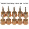 10Pcs Heel Repair Tips Pins Shoes Tips Taps Dowel Lifts Replacement Shoe Repair