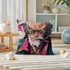 One Piece Roger Pirates Anime Plush Pillow Cover Soft Short Plush Cushion Cover For Sofa Bedroom Home Decor Gift Decoration