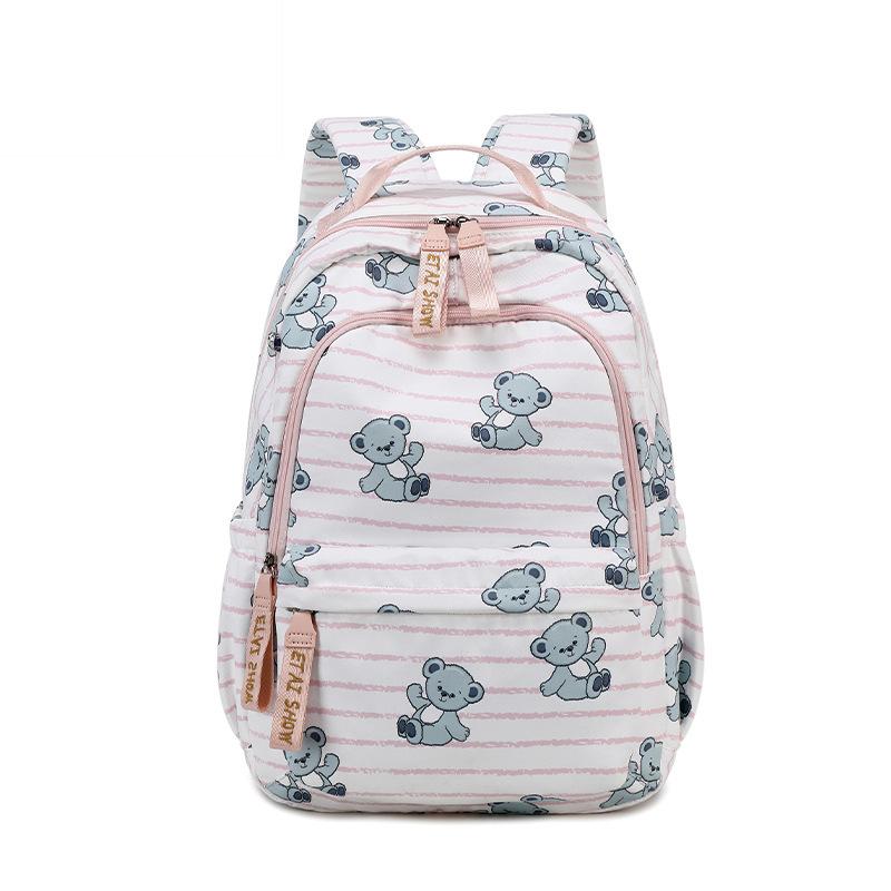 Cartoon Print High School Junior High School High Capacity Backpack Girl Schoolbag Student Backpack