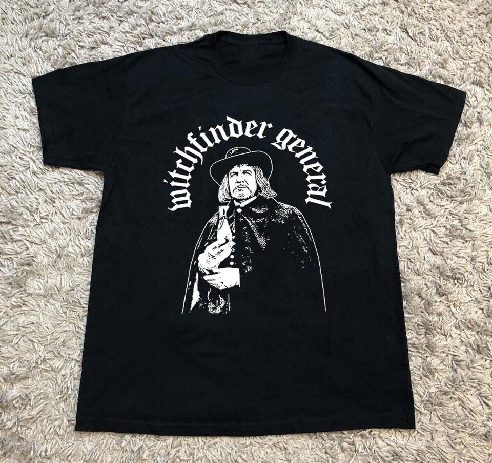Rare Witchfinder General 'Vincent' Collection Black All Size Shirt AM563