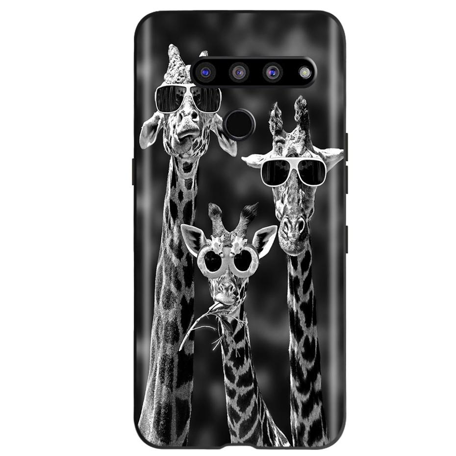 Чехол для LG V50 ThinQ 5G Модный узор Мягкий силиконовый ТПУ Чехол для телефона Для LG V50S ThinQ 5G V50 50S V500N V450 V510N Funda