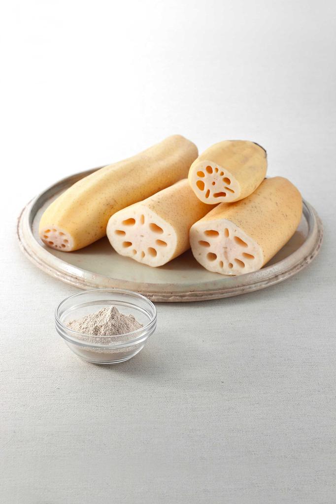 Порошок корня лотоса с кожурой 500 г [Выгодная упаковка]