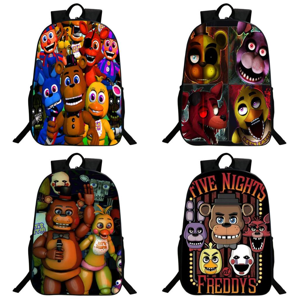Яркий рюкзак Five Nights At Freddy's с аниме-принтом для детей и студентов
