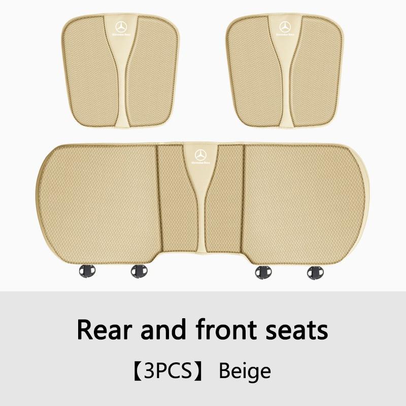 SFX1  High Quality Car Seat Breathable Cushion Mesh Seat Pad Anti-Slip Protector For Mercedes Benz C E S Class GLC GLB GLE GLS Sticker