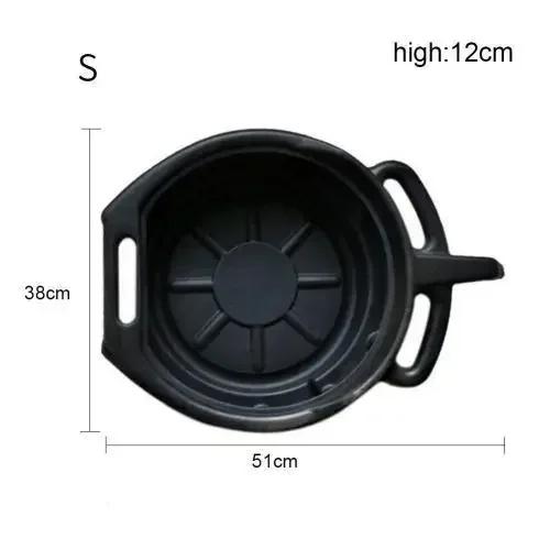 Пластиковый поддон для слива масла 10 л/15 л, резервуар для сбора масла в двигателе, поддон для слива масла в коробке передач, инструмент для ремонта автомобиля, замены топливной жидкости в гараже