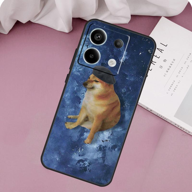 Funny Cheems Doge Case For Xiaomi Redmi Note 14 13 12 11 10 9 Pro 11S 12S Redmi 14C 10C 12C 13C 15C 15 Cover