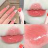 Помада-желе для губ в форме сердца: Низкая насыщенность, псевдо-нюд, подходит для студентов.