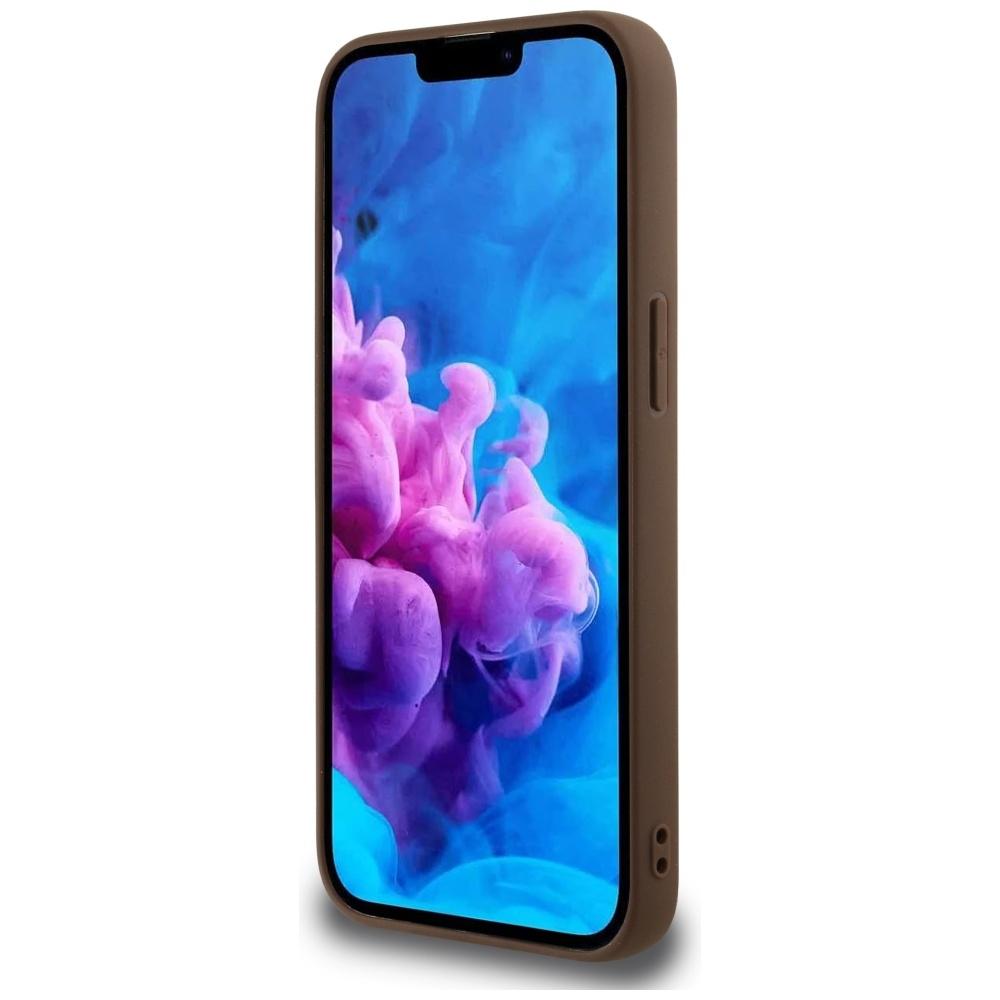Etui do iPhone 16 Guess MagSafe Brązowe