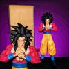 Аниме Dragon Ball Super Супер Сайян 4 Sjj4 Гоку Фигурка Персонажа Статуя Модель ПВХ Настольное Украшение Коллекционные Игрушки Подарок на День Рождения