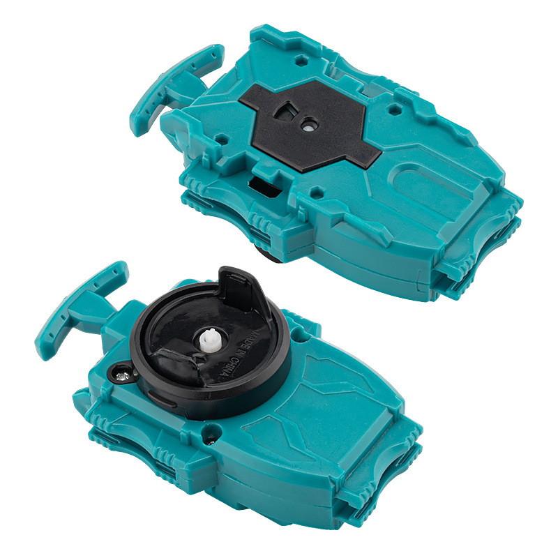 Пластиковый набор-запускалка для волчков Beyblade с разноцветными полосками для детских игр