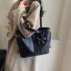 Foreign Style Large-capacity Bag Women's 2025 New Textured Commuter Handbag Fashionable Versatile Shoulder Tote Bag