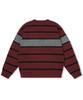YESEYESEE Tenga X Y.E.S Stripe Knit Pullover Burgundy