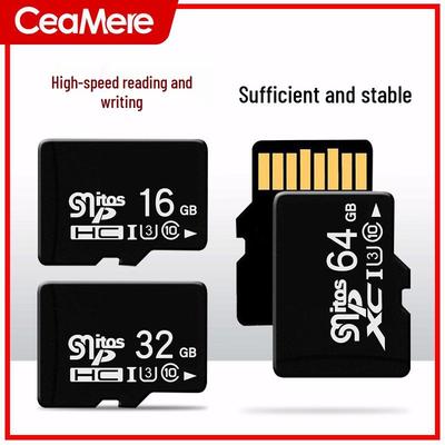 Карты памяти различной емкости: 8G, 16G TF-карта, 32G для мобильного, 64G для видеонаблюдения, 128G для камеры, 4G для видеорегистратора