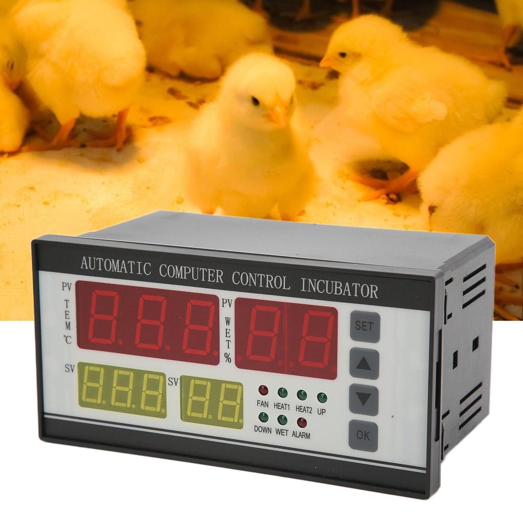 Контроллер инкубатора для яиц, термостат, автоматический датчик температуры и влажности, контроллер для инкубаторов