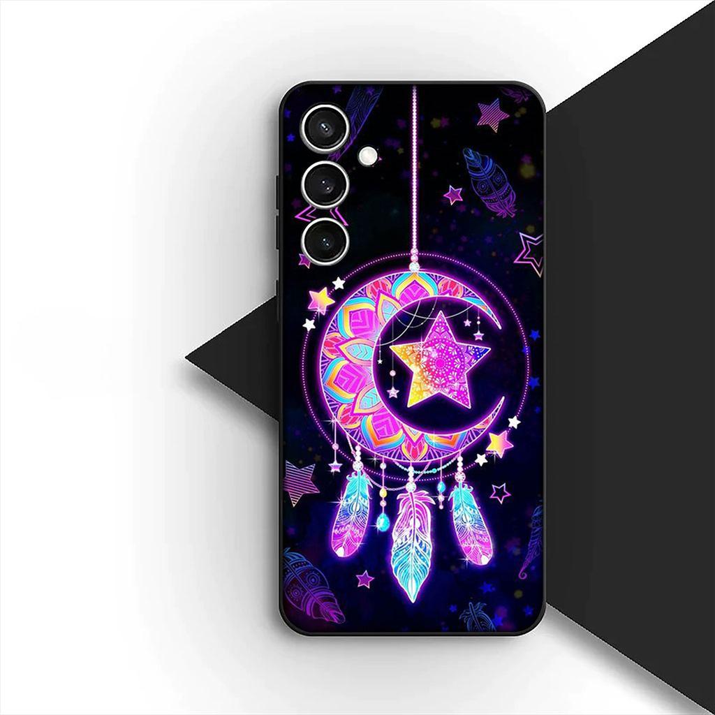 Cover Moon Cartoon Sky Astronaut Stars for Samsung Galaxy S22 S21 S20 Fe Ultra S9 Plus + A13 A22 M21 M31 M55 M15 Phone Case
