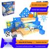 Pink Castle Cube Magnetic Building Block Set - STEM Educational Toy