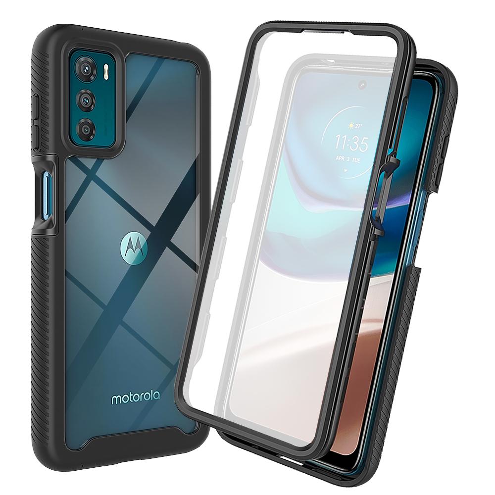 Кристальный чехол TPU/PC Sky Case для Motorola Moto G42 4G G32 Funda С PET-защитой экрана 360 градусов Полное покрытие Ударопрочный