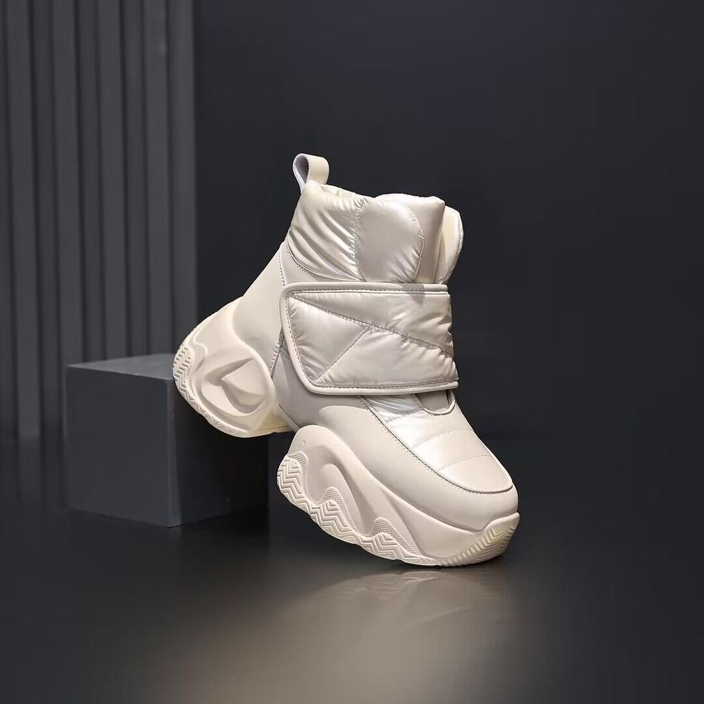 Winter Ladies Short Boots Thick Soled Non Slip Cotton Footwear Fashion Comfort Snow Boots Casual Warm Velvet Women's Shoes