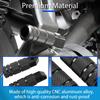 GFARDMOTO Motorcycle Foot Rest Pedals Passenger Foot Pegs CNC Aluminum Anti Skid Rear Set