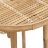 Garden Bar Table Round Ø55x100 cm Bamboo