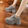 Женская обувь осень модная универсальная внутренняя увеличивающая рост женская обувь повседневная спортивная обувь