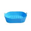 Soft Square Silicone Pot Mould Liners Baking Basket New Silicone Mold  for Air Fryer