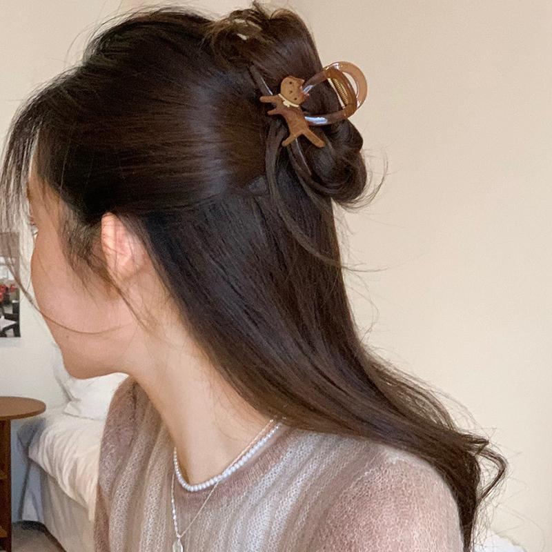 Полые заколки для волос, держатель для хвостика для девочки, заколки для волос, зажим-акула, элегантные повседневные аксессуары для волос, головной убор