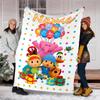 Personalized Custom Name Blanket - Pocoyo Print Design,Blanket for Sofa,Bed,Travel,Camping - Soft and Warm, Great Gift
