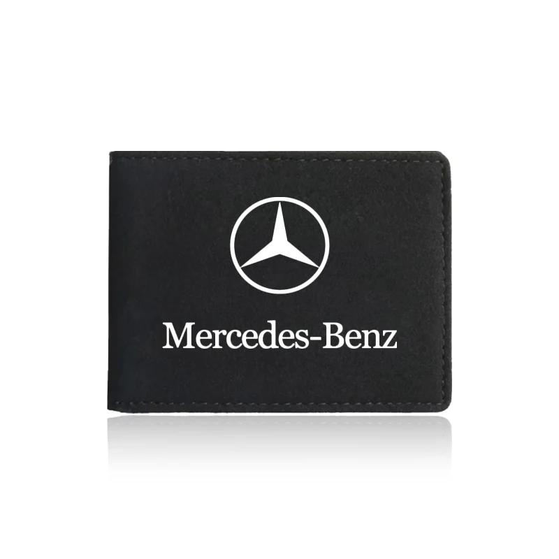AABIG1 Car ID Holder Driver License Business Card Clip Auto Storage Stickers For Mercedes-Benz C450 C180 C200 C220 C250 C300 C400 W205