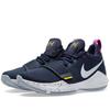 PG 1 'Наживка' (унисекс) Баскетбольные кроссовки Obsidian / University Gold-Hyper Violet-Wolf Grey 878627 417