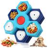 Dog Puzzle Toys Treat Dispensing Interactive Pet Slow Feeder For Small Large Dogs Puppy Enrichment IQ Training Dog Treat Bowl