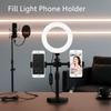 Dual Phone Position Live Streaming Fill Light Stable Base LED Circular Light Live Learning