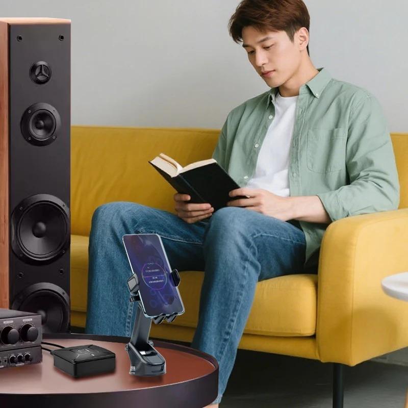 Беспроводной приемник Bluetooth 6.0 SBC AAC Hi-Fi 3,5 мм AUX разъем 2RCA RCA аудио музыкальный адаптер для ПК, автомобильного комплекта, динамика, усилителя