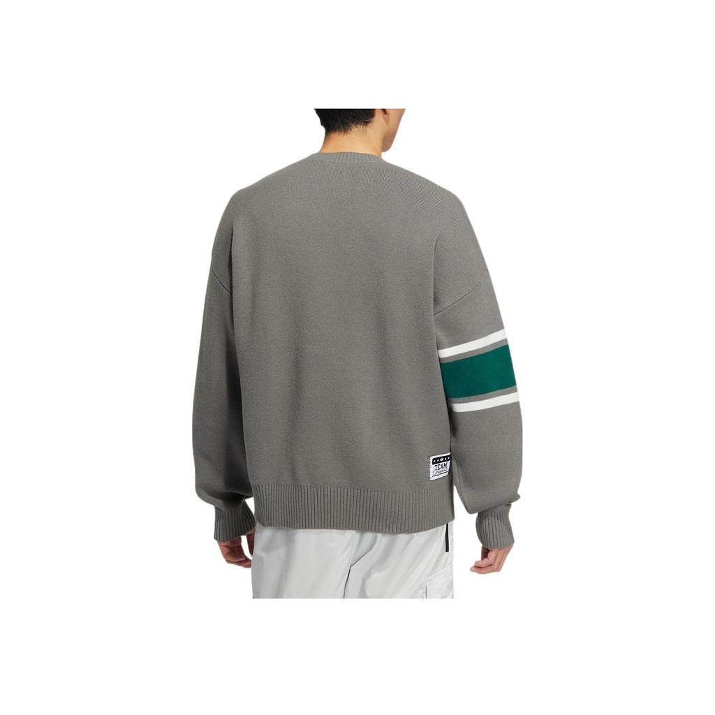 Adidas Originals SS22 Пуловер с логотипом и принтом логотипа, мужская толстовка серого цвета HS7294