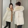Winter Cotton-padded Jacket Fashion Korean Version Waist Tooling Jacket Women's Cotton-padded Clothing