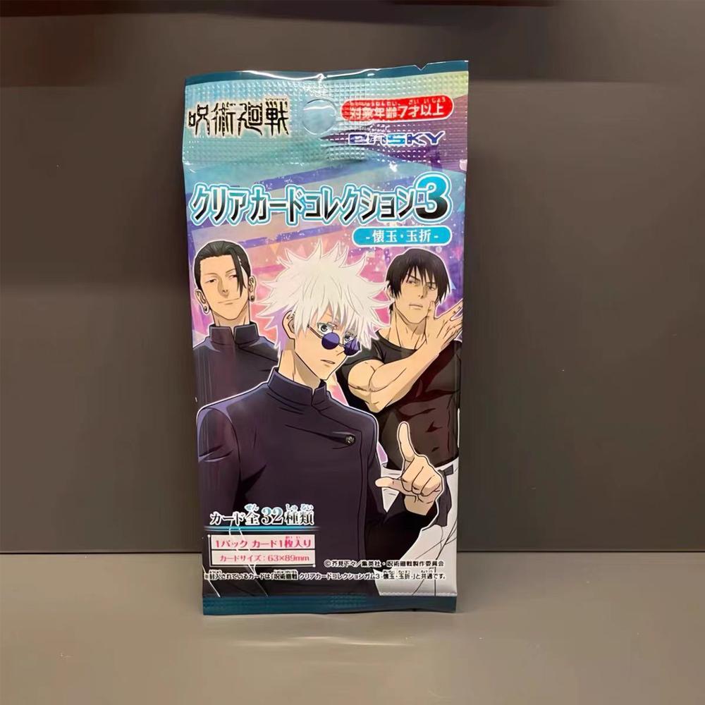 Аниме Магическая битва Карточки Годжо Сатору Итадори Юдзи Фусигуро Мэгуми Фигурка Флэш-карточка Покард Закладка Для коллекции Подарки