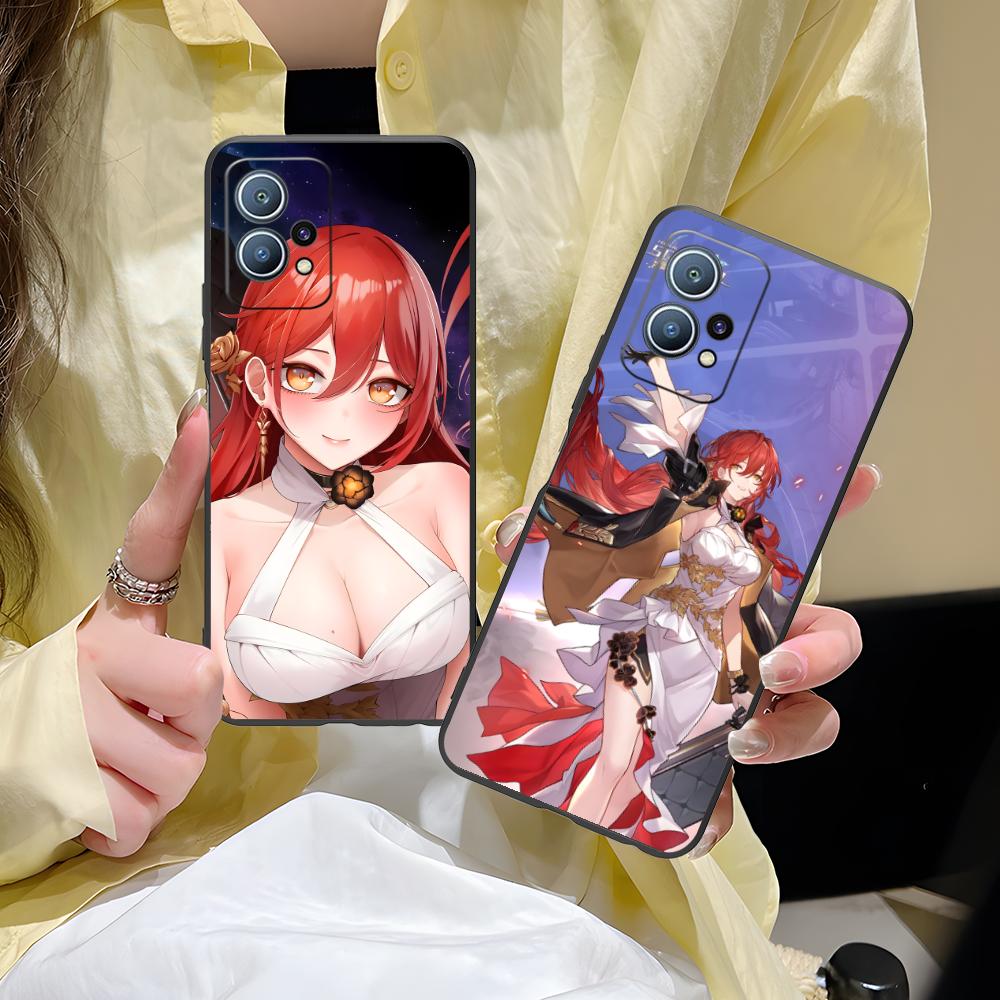 HSR Himeko Matte TPU Mobile Phone Case for Huawei P60 P50 P40 P30 P20 P10 P9 P8 Pro Lite Plus Colorful Printing Cover