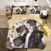 3D аниме Satoru Gojo пододеяльник японский знаменитый аниме пододеяльник наборы мальчиков 3D печатный пододеяльник Sukuna украшение для спальни