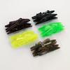 10Pcs Fishing Baits Bright Color Highly Simulated Groove Design Soft Texture High Toughness Colorful Soft Lures Bionic Baits