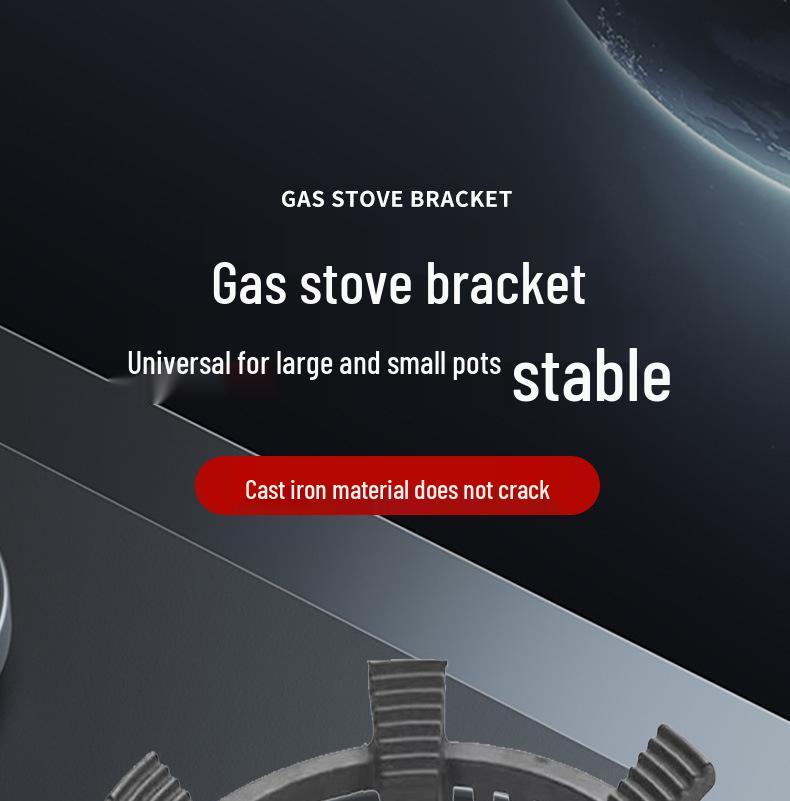 Универсальная нескользящая подставка под горячее для газовой плиты: Молочник и маленькая подставка для кастрюли с четырьмя или пятью зубцами.