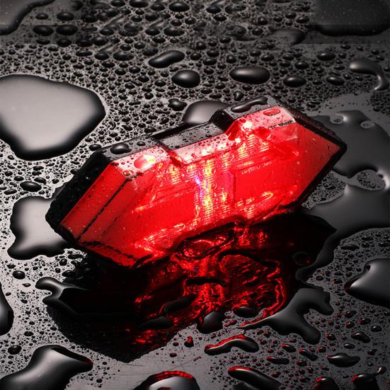 Велосипедный задний фонарь с дистанционным управлением, водонепроницаемый, прочный, задний фонарь для горного велосипеда, предупреждение о повороте, перезаряжаемая лампа для ночной езды